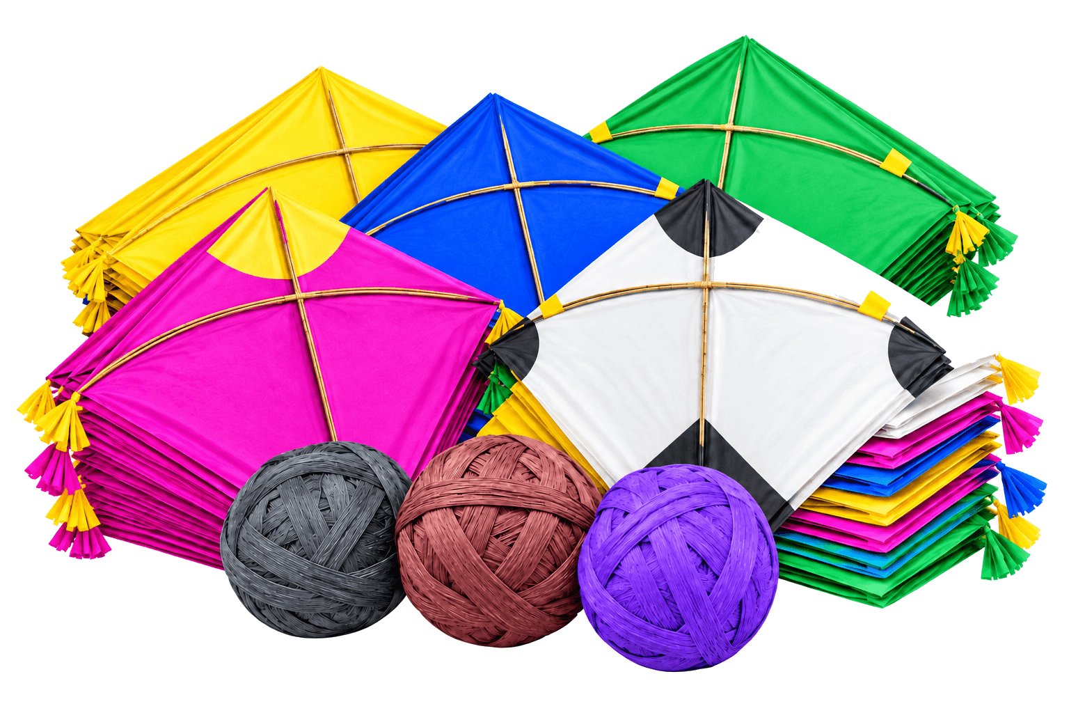 Kites and pinnas for a private kit